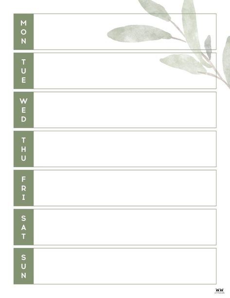 Weekly Notes Printable, Weekly List Template, To Do Weekly List, Weekly Planner Template Landscape, Weekly Todo List, Weekly To Do List Template, Simple To Do List, Best Weekly Planner, To Do List Weekly