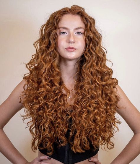 Curly Ginger Hair, Natural Red Hair, Red Hair Inspo, Red Curly Hair, Curly Hair Inspiration, Auburn Hair, Long Red, Orange Hair, Hair Inspo Color