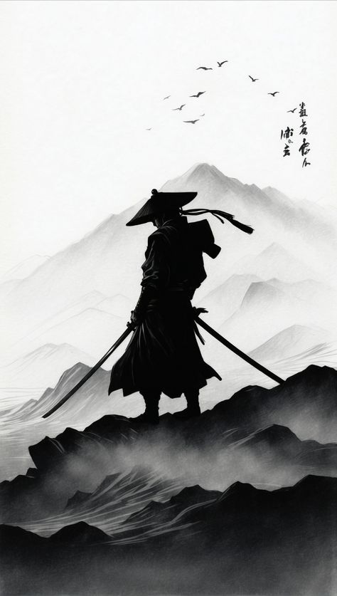 #BEAUTY ,#REALATIONSHIPS #Fashion #Outfits #Winter Outfits #Animals Chinese Culture Drawing, Dark Samurai Wallpaper Hd, Samurai Aesthetic Wallpaper, Ghost Of Tsushima Drawing, Black Samurai Art, Chinese Warrior Art, Chinese Samurai, Japanese Warrior Art, Samurai Sketch