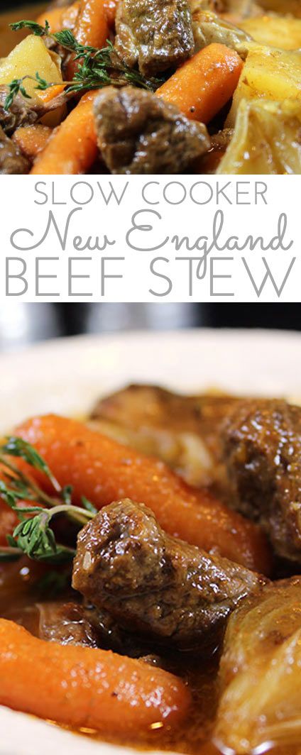 New England Slow Cooker Beef Stew Recipe. Hearty and tender beef stew cooks all day long in the crockpot. Rich gravy and tender beef and vegetables. Best beef stew ever! London Recipes, Best Beef Stew Ever, Slow Cooker Fajitas, Tender Beef Stew, Best Beef Stew, Stew Crockpot, Slow Cooker Recipes Beef Stew, Beef And Vegetables, Stew Beef