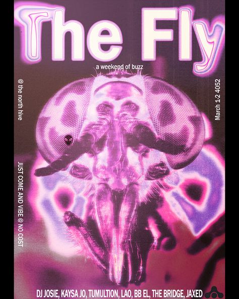 🪰💫

#Raveflyer #graphicdesign #poster #djflyerdesign #rave Rave Flyer, The Fly, Flyer Design, Dj, Graphic Design, Pink