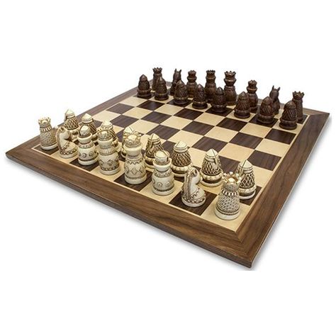 Check this! Picked for permanent display on your side table, here are 10 chess sets that provide an erudite decor accent, as well as hours of strategic playtime. Game Of Thrones Chess, Medieval Chess Set, Medieval Chess, Themed Chess Sets, Medieval Theme, Chess Board Game, Wooden Chess Board, The Queen's Gambit, Chess Players