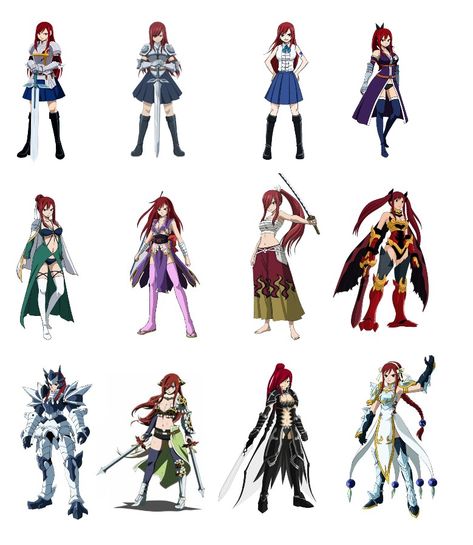 Fairy Tail Erza Scarlet Outfits, Erza Scarlet Nakagami Armor, Erza Scarlet Fire Empress Armor, Erza Cosplay Fairy Tail, Erza Scarlet Costume, Ezra Scarlet Cosplay, Fairy Tail Characters Design, Erza Scarlet Outfits, Adamantine Armor