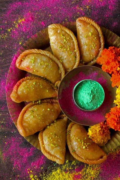 Holi Party Theme | Holi Recipes - Fun FOOD Frolic Holi Sweets, Holi Recipes, Holi Party, Holi Festival Of Colours, Holi Special, Holi Celebration, Holi Festival, Color Festival, Happy Holi