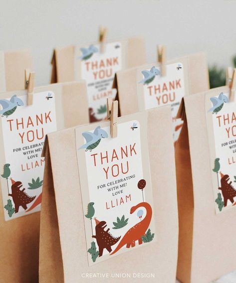 Build Your Own Party Favor, Party Favors Dinosaur Theme, 1st Birthday Dinosaur Theme, First Birthday Dinosaur Theme, Dino Party Favors, Dinosaur First Birthday Party, Dinosaur Birthday Party Favors, Dinosaur 1st Birthday Party, First Birthday Party Favors