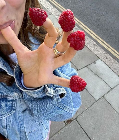 Raspberries On Fingers, April Moodboard, Hate Winter, Photoshoot Makeup, All The Young Dudes, Spring Vibes, Red Shirt, Finding Peace, Aesthetic Outfits