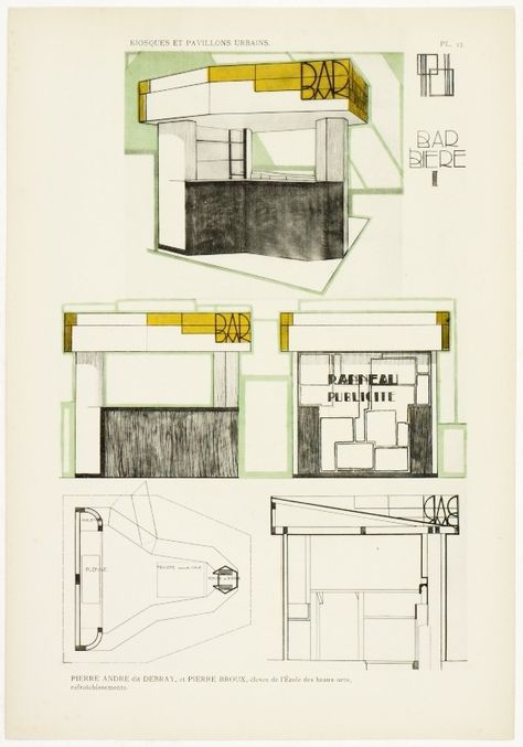 Creative Booths, Architecture Drawing Plan, Kiosk Design, Plan Drawing, Girl Bedroom Decor, Architecture Exterior, Architecture Visualization