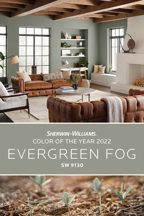 2022 Color Of The Year, House Color Palettes, Room Paint Colors, Updating House, Paint Colors For Home, Living Room Paint, Color Of The Year, Sherwin Williams, Room Colors