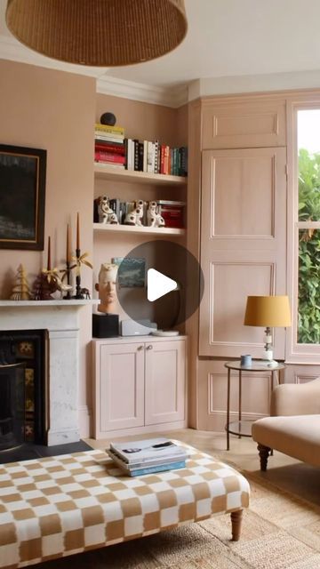 Farrow & Ball on Instagram Setting Plaster Farrow And Ball, Farrow Ball Setting Plaster, Setting Plaster, Potted Shrimp, Test Shoot, February 9, Living Room Inspo, Front Room, Farrow Ball