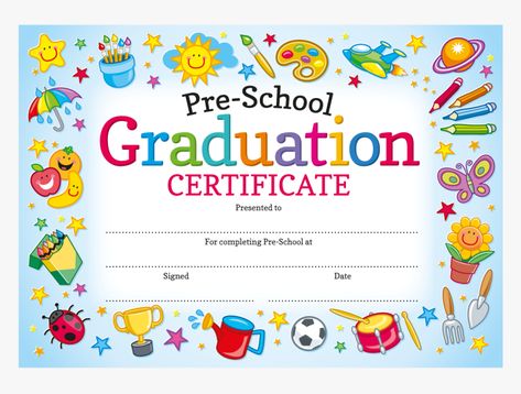 Preschool Graduation Certificate, Kindergarten Graduation Certificate, Kindergarten Certificates, Preschool Certificates, Kindergarten Diploma, Preschool Diploma, Massage Gift Certificate, Baby Dedication Certificate, Graduation Certificate Template