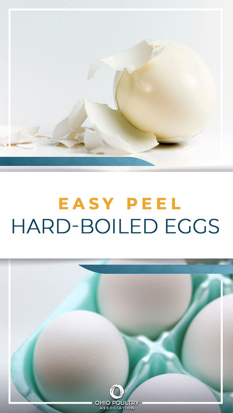 Easy peel hard-boiled eggs are possible in just three easy steps! How To Peel Hard Boiled Eggs, Hard Boiled Eggs Time, Creative Egg Recipes, Hard Boiled Eggs Easy Peel, Ranch Deviled Eggs, Easy Hard Boiled Eggs, Egg Hacks, Peeling Hard Boiled Eggs, Kitchen Tricks