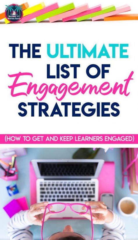 Student Engagement Strategies High School, Engaging Learning Activities, Engagement Strategies High School, How To Engage Students In The Classroom, High School Engagement Strategies, Classroom Engagement Ideas, Engagement Strategies Middle School, Engagement Activities For Students, Instructional Strategies Middle School