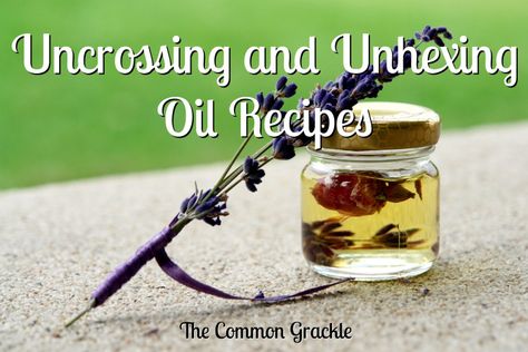 uncrossunhexoilrecipes Herbal Oil Recipes, Uncrossing Oil, Money Oil Recipe, Common Grackle, Using Lavender, Oregano Oil Benefits, Magick Oil, Magickal Herbs, Essential Oils Herbs