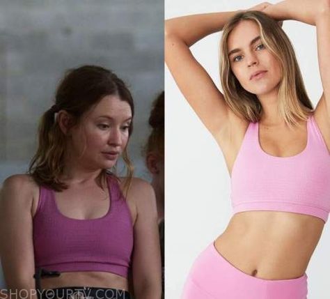 Class of '07: Season 1 Episode 4 Zoe's Textured Sports Bra Emily Browning Class Of 07, Zoeys Extraordinary Playlist, Emily Browning, Sam And Cat, Worn On Tv, Nickelodeon Shows, Where To Buy Clothes, Brooklyn Nine Nine, Clothes Style