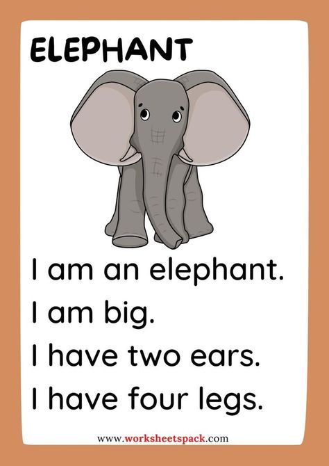 English Animals, Ingles Kids, Animals Reading, English Poems For Kids, Teach English To Kids, Reading Comprehension For Kids, Reading Comprehension Kindergarten, English Stories For Kids, Kindergarten Reading Activities