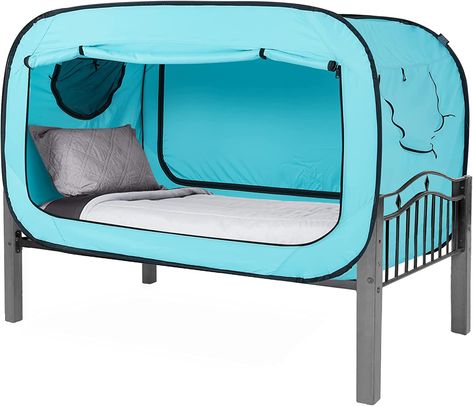 Amazon.com: Pop Up Privacy Tent for Indoor Use Bed Canopy for Sleeping Bed Tent Double Door with Mosquito Mesh Window-Twin/Grey : Home & Kitchen Yoga Bed, Twin Canopy Bed, Bed Canopies, Sleeping Tent, Bed Yoga, Bottom Bunk, Portable Tent, Sleeping Bed, Top Bunk