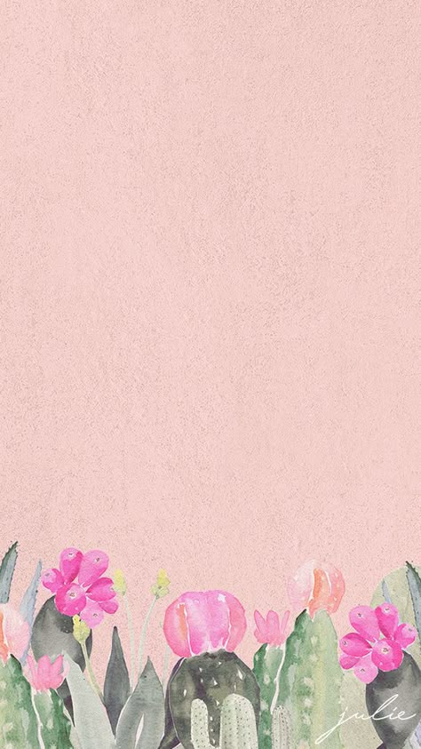 Plants Background, Plants Wallpaper, Cactus Drawing, Flower Graphic Design, Plant Wallpaper, Flower Background Wallpaper, Watercolor Wallpaper, Smartphone Wallpaper, Flower Graphic