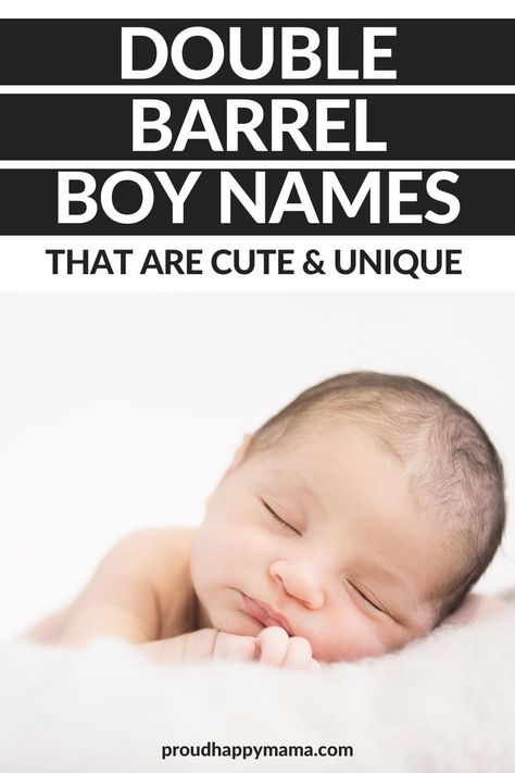 Double boy names, or double-barrel boy names, might be popular in Southern traditions, but I think they can be used anywhere to give your baby boy a cute or unique boy name. So, get ready to be inspired by my ultimate list of baby boy double names and find just the right double name combination for your sweet boy. Double Names For Boys, Double Baby Names, 1 Syllable Boy Names, Four Letter Boy Names, 3 Syllable Boy Names, Southern Names For Boys, Double Barrel Baby Names, Three Syllable Boy Names, Two Syllable Boy Names