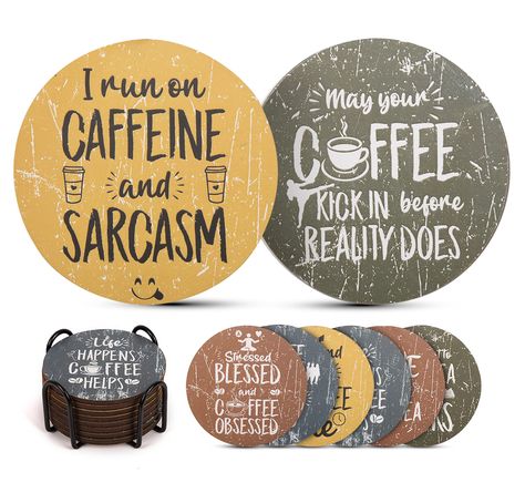 Coffee table coasters