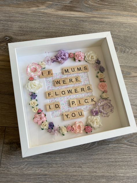 This beautiful floral box frame with special quote makes a lovely sentimental gift for your loved one. Alter the message if required to nans, aunts, friends or anything you wish, making a perfect keepsake ❤️ Now offering free postage and packaging, hurry so you don’t miss out! Grandma Picture Frame, Gifts Forbest Friend, Aunt Birthday Gift, Box Frame Art, Personalized Best Friend Gifts, Personalized Grandma Gifts, Unique Gifts For Dad, Funny Mothers Day Gifts, White Box Frame