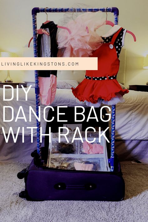 Diy Dance Bag, Dance Competition Bag, Dance Diy, Diy Rack, Dance Garments, Dance Crafts, Team Ideas, Dance Comp, Ideal Bedroom