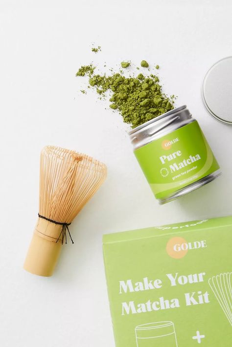 A Great Starter Pack: Golde Matcha Gift Set Matcha Kit, Best Gift For Sister, Bamboo Whisk, Gifts For Sisters, Matcha Drink, Entertaining Gifts, Matcha Green Tea Powder, Green Tea Powder, Gifts For Your Sister