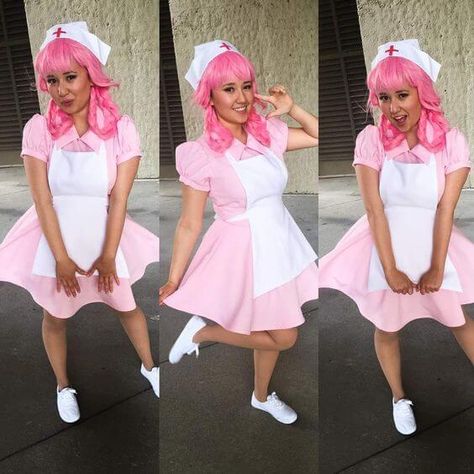 Make your own adult Nurse Joy costume for Halloween. Nurse Joy from Pokemon Nurse Joy Costume, Nurse Joy Pokemon, Nurse Joy Cosplay, Season Costumes, Pokemon Costumes Diy, Pokemon Trainer Costume, Pokemon Family, Joy Costume, Emo Night