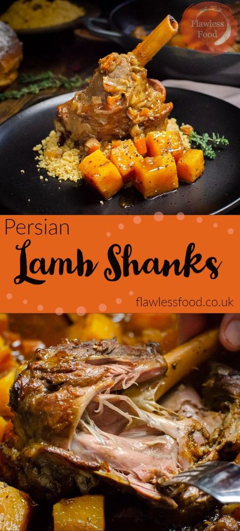 Persian Lamb Shank Recipe, Lamb Shanks Oven, Roasted Boneless Leg Of Lamb, Easy Beginner Recipes, Roasted Lamb Shanks, Best Lamb Recipes, Slow Roasted Lamb, Braising Recipes, Lamb Shank Recipe