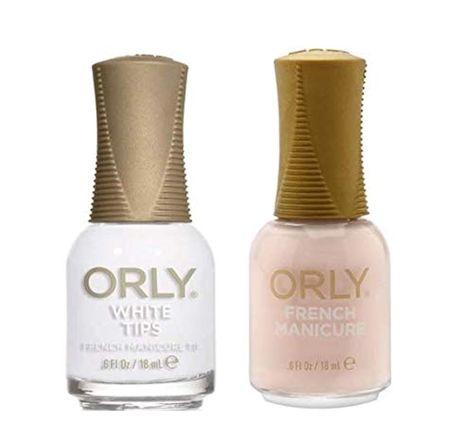 French Manicure Duo Kit Nail Polish, Orly Nail Lacquer, White Tips and Pink Nude, 0.6 oz each Orly French Manicure, Basic Pedicure, French Tip Manicure, Bare Nails, White Tips, French Manicure Nails, White French Tip, Pink Polish, Classic French Manicure