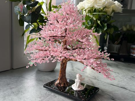 Cherry blossom tree sculpture 🌸 available #artwork #handmade #craft #bonsai #wiretree Handmade Aesthetic, Wire Tree, Artificial Trees, Blossom Tree, Tree Sculpture, Cherry Blossom Tree, March 25, Blossom Trees, Bonsai Tree