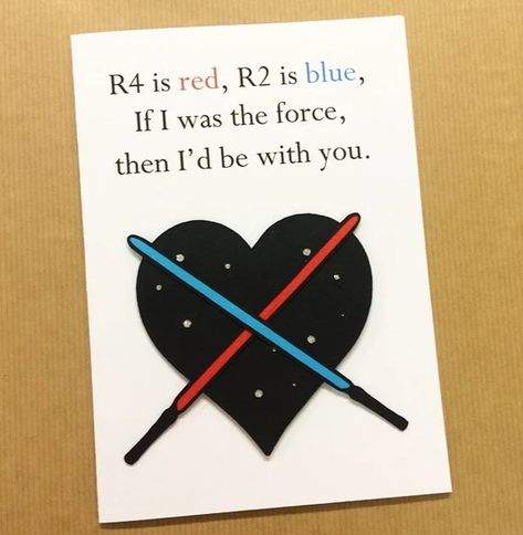 Valentines Ideas For Him, Valentines Kids, Star Wars Valentines, Happy Hearts Day, Star Wars Diy, Star Wars Love, Creative Gifts For Boyfriend, Valentines Ideas