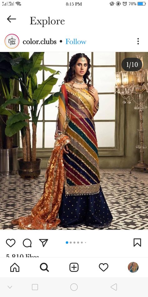 Luxury Multicolor Dress With Dupatta, Luxury Bollywood Multicolor Dupatta, Multi Colour Dupatta, Multi Coloured Dupatta, Luxury Vibrant Multicolor Dupatta, Mayon Dresses, Pakistani Mehndi Dress, Pakistani Bridal Dress, Lace Dress Design