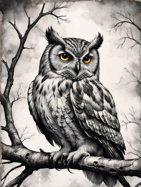 Owl Tattoo Calf, Birds Realistic Drawing, Owl Tattoos For Women Unique, Snow Owl Drawing, Harry Potter Owl Tattoo, Owl Flying Drawing, Owl Tattoo For Women Unique, Owl Tattoo Sketch, Owl Tattoos For Women