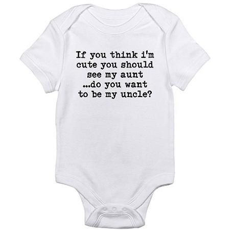 CafepressMeet My Aunt Newborn Baby Bodysuit Auntie Things, Silly Quotes, Baby Batman, Baby Light, Boy Quotes, Clean Humor, Cute Signs, Everything Baby, Baby Health