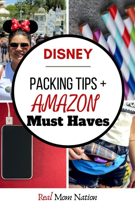 Things For Disney Trip, Disney Amazon Buys, Disney Christmas Packing List, Disney Trip Must Haves Packing Lists, Disney Suitcase Packing, Disneyland Toddler Packing List, Disney Trip Essentials Packing Lists, Must Haves For Disney Trip, Things To Buy Before Disney World