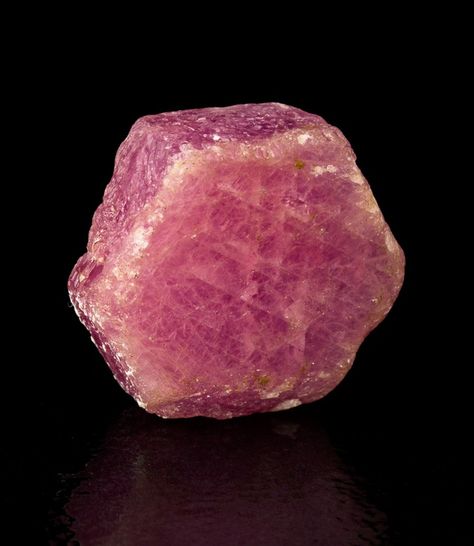 Raw pink sapphire Raw Sapphire, Rock Minerals, Beautiful Stones, Pink Gem, Quartz Geode, Mineral Stone, Raw Stone, Gems And Minerals, Stone Rocks