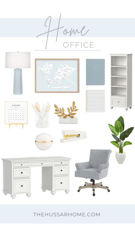 #blueandwhite #coastal #coastalstyle #decorator #designmoodboard #homedecorideas #homeinteriorinspiration #homeoffice #homeofficegoals #homeofficeinspiration #homeofficeinspo #homeofficestyling #homestyle #homestyleinspiration #interiorstyle #liketoknowithome #ltkhome #ltkoffice #moodboard #neutraldecor #neutralhomedecor #officedecor #officehomedecor #officeinspiration #roomrefresh #smpliving #styleathome #thehussarhome #traditionalstyle #workfromhome Coastal Office Chairs, Costal Office Decor, Coastal Office Ideas Desk Areas, Coastal Office Desk, Coastal Chic Office, Coastal Grandmother Office, Home Office Coastal Style, Light Blue Office Design, Coastal Desk Ideas