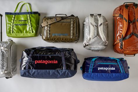 Patagonia Is Making a Change to Its Most Popular Products • Gear Patrol Patagonia Duffle Bag, Patagonia Backpack, Patagonia Travel, Patagonia Brand, Making A Change, Patagonia Outdoor, Kettle And Toaster Set, Water Projects, Branding Mood Board