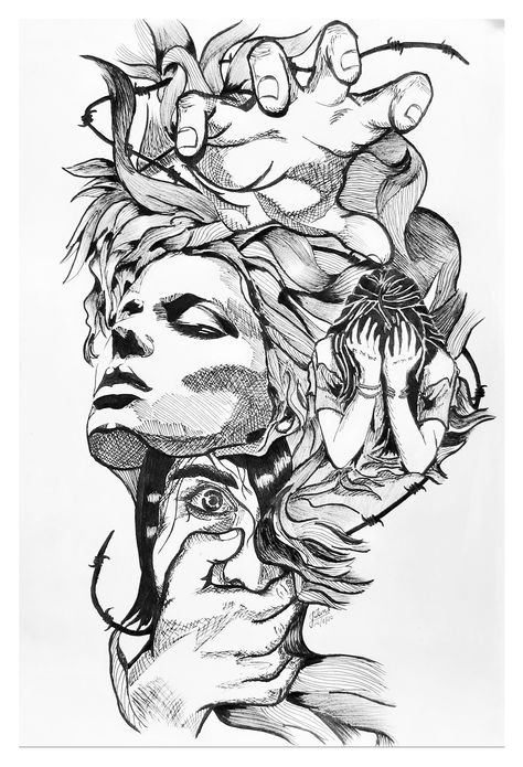 Women Struggles Art, Disappointed Drawing, Stencil Sketch, Fantasy Tattoos, Pen Art Drawings, Meaningful Drawings, Graffiti Style Art, Beautiful Art Paintings, Tattoo Style Drawings