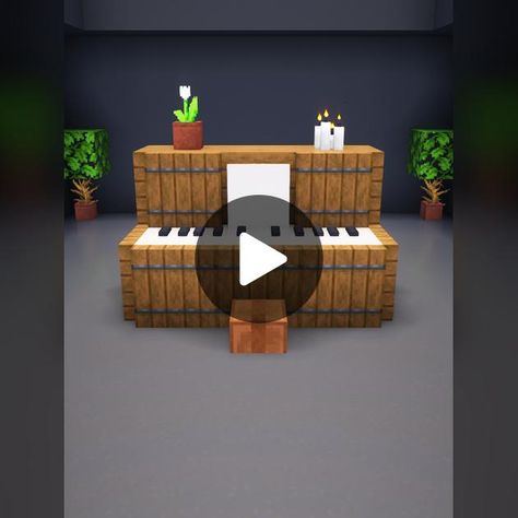 TikTok · RuBill Minecraft Piano, Bass Music, Minecraft Ideas, Twitter Card, Minecraft, Piano, Music