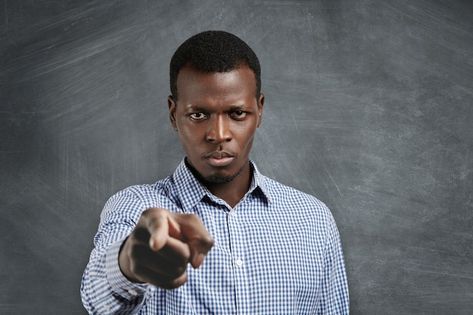 Free photo portrait of unhappy african b... | Free Photo #Freepik #freephoto #man-pointing #man-showing #black-man #person-pointing Mad Expression, Person Pointing, Index Finger, Male Face, Vector Photo, Free Photo, Free Photos, Stock Photos, Photo And Video