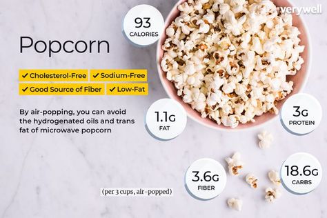 Popcorn Benefits, Popcorn Nutrition Facts, Milk Nutrition Facts, Healthy Low Calorie Snacks, Food Calorie Chart, Nutritional Yeast Recipes, Yeast Recipes, Healthy Popcorn, Milk Nutrition