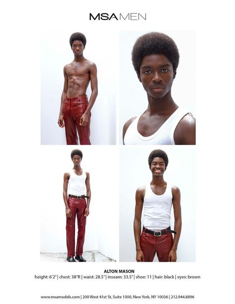 Male Models Portfolio Ideas, Black Male Model Digitals, Model Polaroids Men, Digitals Model Portfolio Men, Male Model Comp Card, Model Digitals Men, Male Digitals, Compcard Model, Male Model Digitals