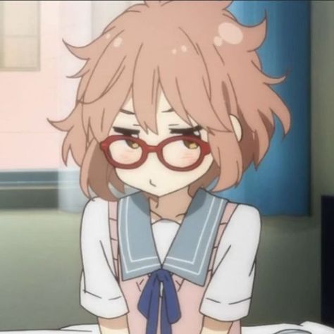 Mirai Kuriyama, Beyond The Boundary, Otaku Funny, Kyoto Animation, Black Anime Characters, Cute Anime Profile Pictures, Anime Baby, Animated Icons, Cute Anime Pics