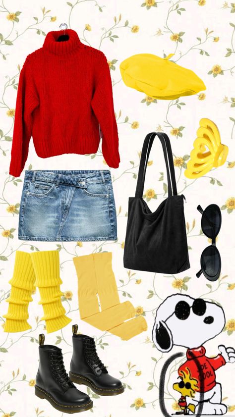 woodstock joe cool halloween costume!! #aesthetic #halloween #halloweencostume #woodstock #joecool #snoopy Costume Aesthetic Halloween, Woodstock Costume, Woodstock Outfit, Snoopy Clothes, Peanuts Halloween Costume, Halloween Costume Aesthetic, Snoopy Costume, Costume Aesthetic, Eve Costume