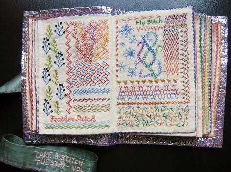 Embroidery Stitch Book, Stitch Journal, Embroidery Books, Fabric Journal, Fabric Books, Stitch Sampler, Embroidery Sampler, Fabric Journals, Embroidery Book