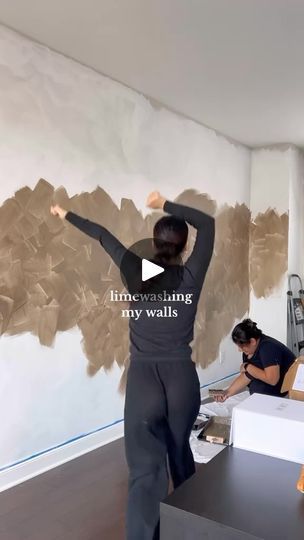 388K views · 14K reactions | Limewashed walls looks so more stylish and sofisticate. @just.jully | Transformations Before/After | renovationsx · Original audio Limewash Walls Interiors, Limewashed Walls, Lime Wash Walls, Limewash Walls, Paint Tips, Washing Walls, Instagram Painting, Audio, Paint