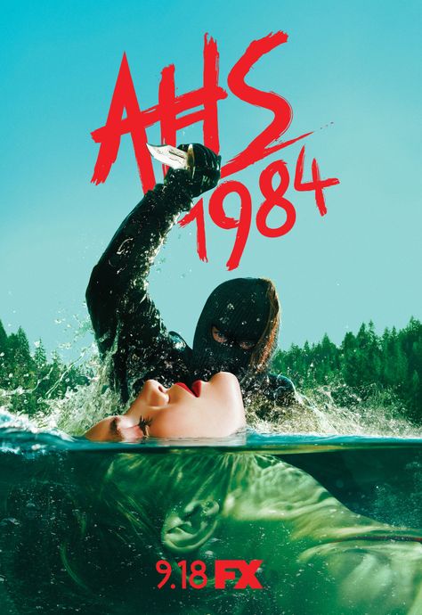 1984 Ahs Poster, American Horror Story 1984 Poster, Ahs Poster, American Horror Story Wallpaper, American Horror Story Poster, 1984 Ahs, Ahs 1984, American Horror Stories, American Horror Story 3