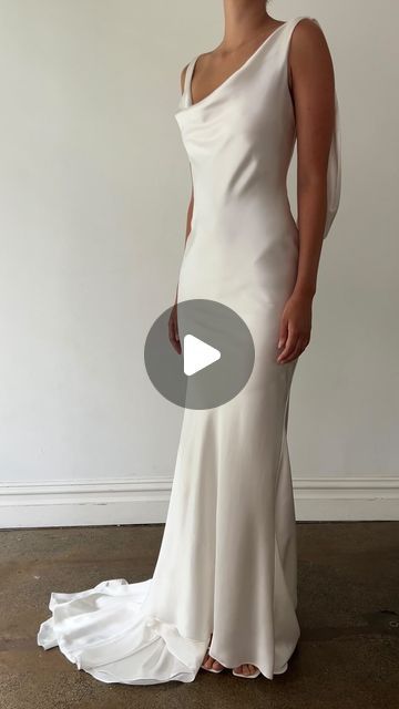 Sphere Bridal Gallery on Instagram: "MOON | Sultry elegance with the new @katherinetash Moon gown. A bias-cut silk silhouette, masterfully draped to effortlessly fall from the female form, now available in our Sydney gallery. Available in our Sydney gallery, to try on and explore our full Katherine Tash collection, book an appointment via the link in our bio." Moon Gown, Katherine Tash, Bridal Gallery, Moon Dress, Dress Inspo, Book An Appointment, Bridal Outfits, Queensland, Try On