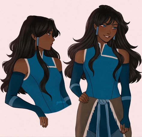 Korra Tlok, Fanfic Outfits, Asami Sato, Avatar Oc, Water Tribe, Korra Avatar, Avatar Series, Avatar Fan Art, Avatar The Last Airbender Art